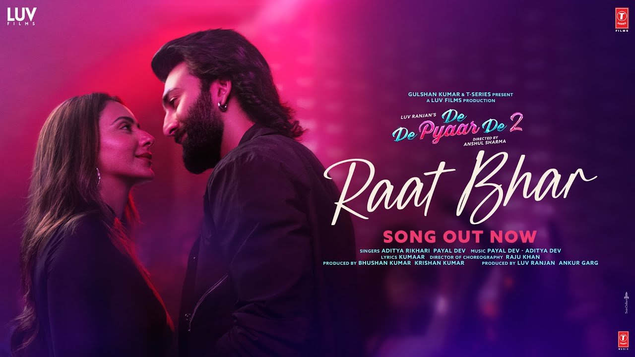 Raat Bhar Lyrics in Hindi