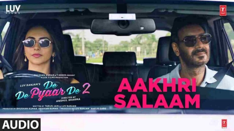 Aakhri Salaam Lyrics in Hindi